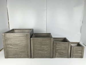 Ventes <span class=keywords><strong>d</strong></span>'usine, pots à fleurs carrés <span class=keywords><strong>de</strong></span> grande taille, <span class=keywords><strong>l</strong></span>égers, durables, <span class=keywords><strong>de</strong></span> haute qualité, résistants, pour la maison et le jardin - Product Image 2