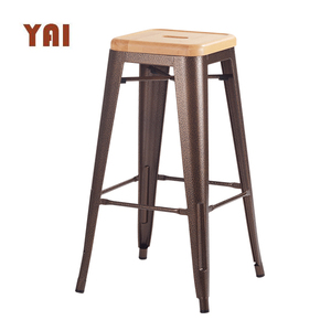 Galvanizado industrial de <span class=keywords><strong>alta</strong></span> apilable <span class=keywords><strong>restaurante</strong></span> <span class=keywords><strong>barra</strong></span> de metal silla Silla de bar silla - Product Image 6