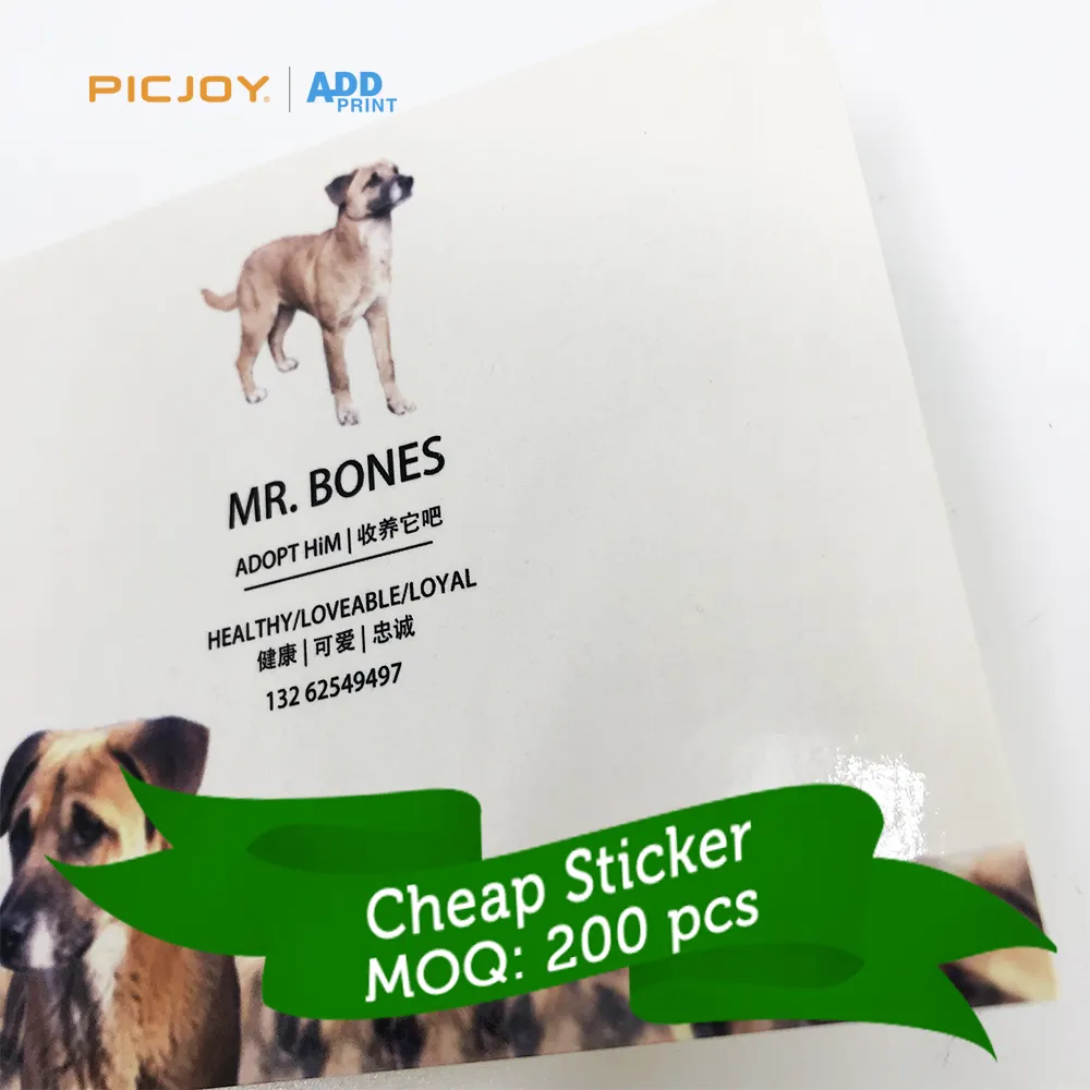 Stiker Anjing Warna Bagus Jumlah Kecil Murah Stiker Cetak Rumah Printer Shanghai