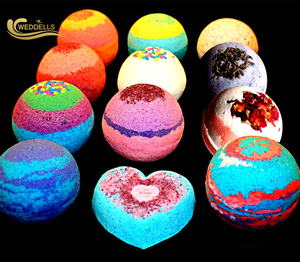 Weddells en gros Personnalisé De Noël vente gazeuses organique bombes pour <span class=keywords><strong>le</strong></span> bain balle bomba de bano pour bath time fun - Product Image 1