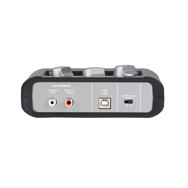 Professional Audio Interface Midi Interface Usb Audio Interface for Recording