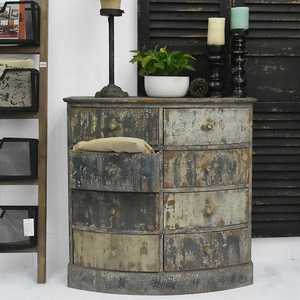 Luckywind Shabby Chic French Country Style Furniture Antique Wooden <strong>Corner</strong> <strong>Storage</strong> <strong>Cabinet</strong> for Living Room,Bedroom Decor - Product Image 3