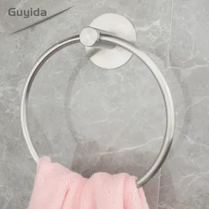 wholesale wall hung towel ring 304 stainless steel towel rack in bathroom