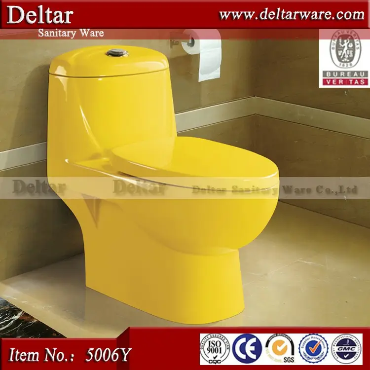Gele Kleur Wc Alle Merk Toiletpot, Gekleurde Toiletten Voor Koop Soort Stijl, maleisië Met Alle Chaozhou Keramische Moderne 1280