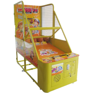 Venta caliente Máquinas de juego de deporte de baloncesto de bebé feliz de Interior de Arcade que funcionan con monedas para parque de atracciones para la venta - Product Image 1