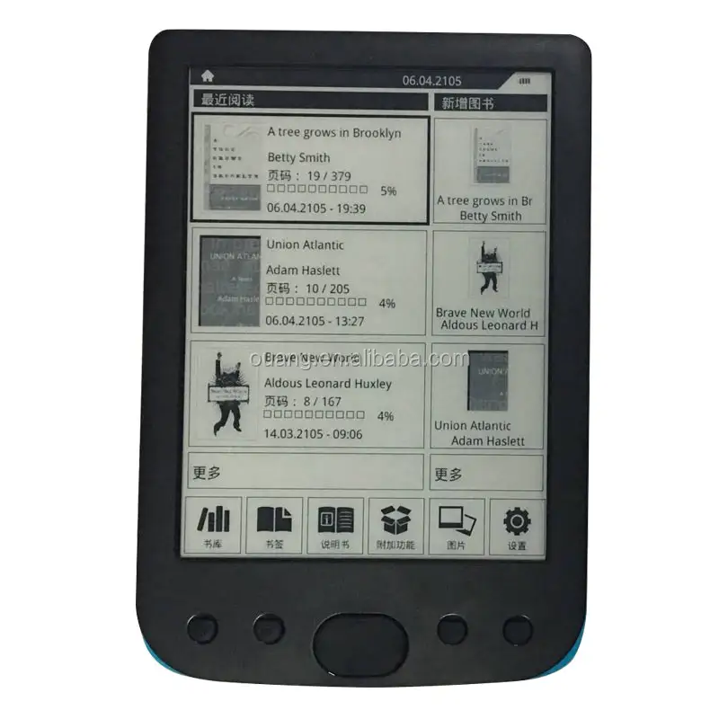 6inch Touch ebook with e-ink,wifi and touched panel EBOOK-614