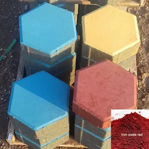 Pigmen Pewarna Semen Besi Oksida Digunakan untuk Bahan Bangunan Batu Bata