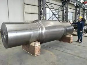 Cement Rotary Kiln Roller Shaft With Forging Material