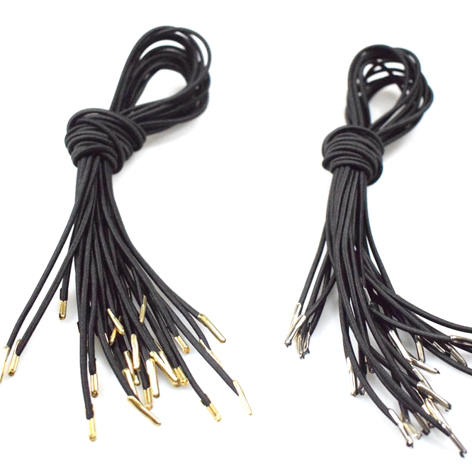 Высококачественный эластичный шнур 3 мм/Эластичный шнурок с металлическим концом/зажимами/зубцами