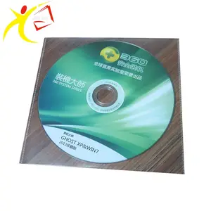 Packing Transparent Bag With Flap Of Packaging Pp Cd Dvd Plastic Sleeve