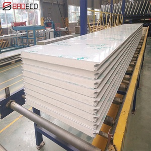 Panneaux muraux en <span class=keywords><strong>mousse</strong></span> isolante sandwich, panneaux muraux en métal EPS ciment pour camion BRD, <span class=keywords><strong>polyuréthane</strong></span>, 3 ans, panneaux muraux en bois de villa, qualité B - Product Image 3