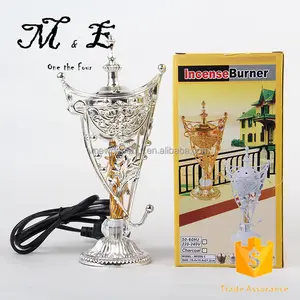 New product OEM design arabic metal electric incense burner wholesale