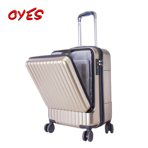 ABS + PC caso de Apertura frontal equipaje 20 pulgadas 24 pulgadas descenso maleta travelmate <span class=keywords><strong>delsey</strong></span> Carro de equipaje - Product Image 2
