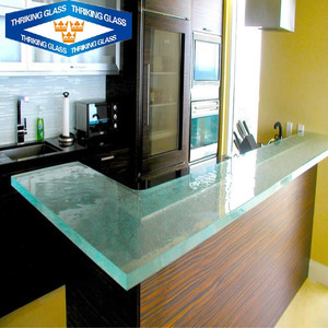Yantai security 6mm 12mm tempered clear glass door <span class=keywords><strong>M2</strong></span> price for decorative kitchen door - Product Image 2