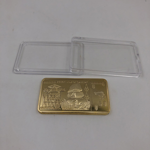 <span class=keywords><strong>100</strong></span> pezzi <span class=keywords><strong>100</strong></span> trilioni di dollari <span class=keywords><strong>Zimbabwe</strong></span> bar metallo lingotti di ferro placcato oro moneta