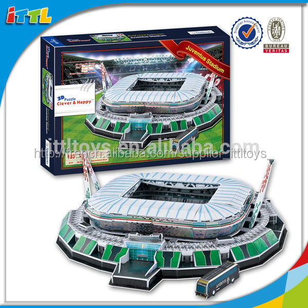 103 pcs juventus Stadium. Mount puzzle construction promotional. Puzzle building