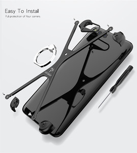 Nuevas ventas lujo anillo titular metal teléfono caso para <span class=keywords><strong>xiaomi</strong></span> redmi pro mi 5C 5 6 más <span class=keywords><strong>Mi6</strong></span> mezcla <span class=keywords><strong>2</strong></span> funda - Product Image 3