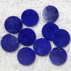 Buona qualità lapis lazuli dischi rotondi per fare orecchini