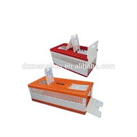 Cage de déplacement empilable pour volailles vivantes en plastique Lapin Colombe Caille Poussin