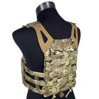 Chaleco táctico de combate de camuflaje con bolsa