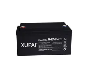 XUPAI vehículos eléctricos 12V 65AH batería 6-EVF-65 baterías