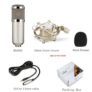 MY MIC nuovo modello BM800 microfono a condensatore studio di registrazione Mic microfono per <span class=keywords><strong>Computer</strong></span> per canto trasmissione streaming live - Product Image 6
