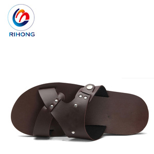 Günstige großhandel durable gefälschte lederband männer türkische pantoffel schuhe - Product Image 3