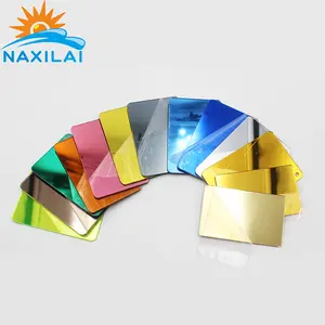 NAXILAI Acrylic Nhựa Đôi Mặt Gương Acrylic Tấm Màu Acrylic Gương Tấm Cho Trang Trí