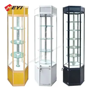 Retail Display Equipment Acrylic Rotating Stand / Electric Rotating Display Stand