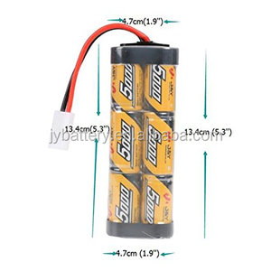 <span class=keywords><strong>7.2v</strong></span> 5000mAh <span class=keywords><strong>NiMh</strong></span> נטענת <span class=keywords><strong>RC</strong></span> סוללה חבילות עבור <span class=keywords><strong>RC</strong></span> מכוניות, חשמלי <span class=keywords><strong>Rc</strong></span> מפלצת משאיות, traxxas עם Tamiya מחברים - Product Image 3