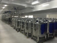 Réservoir de réfrigération scellé pour savon liquide, 500l, conservation de la chaleur, en acier inoxydable, 10 unités