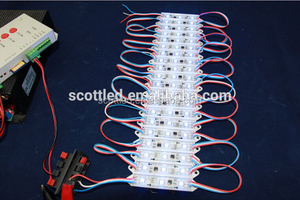 3M กาว Ip67 3Leds/โมดูล20Pcs/สตริงสี่เหลี่ยมผืนผ้า75*15มม. Ws2811 <span class=keywords><strong>LED</strong></span> พิกเซลโมดูล12V - Product Image 5