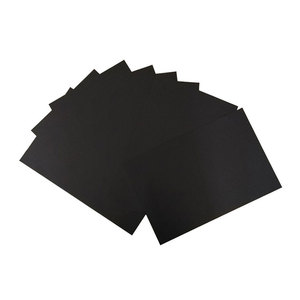 Wuhan Factory Matte Black Thin Offset Printing PVC Sheet for Bank/School/Enterprise