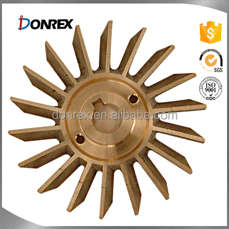 OEM обслуживание железа и нержавеющей стали латунь крыльчатка