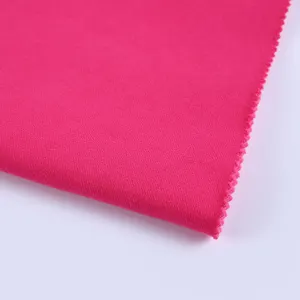 Горячая распродажа высокое качество ab пряжа тяжелый французская махровая ткань tc Ткань гладкокрашеные 300gsm 63% t 37% c без спандекс для одежды