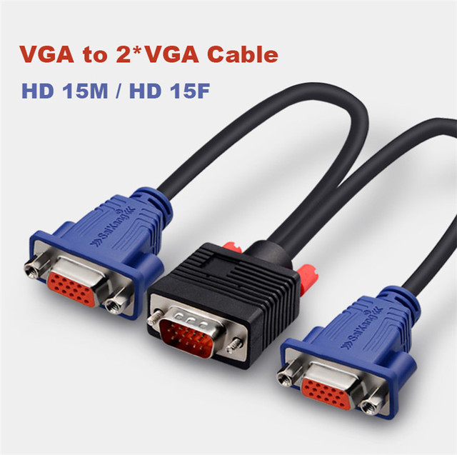 Best Option Dual Dms-59 to Vga Cable Extension Adapter Union Technology