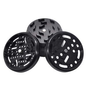 Offre Spéciale Logo Personnalisé 63 MM 4 pièces Broyeur CNC DIAMANT Dents D'air En Aluminium En Métal Fumer Herbe Broyeur - Product Image 6