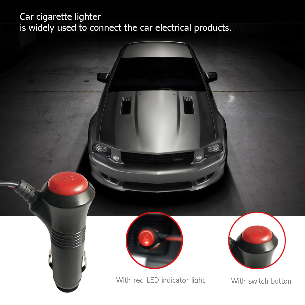 car cigarette lighter adapter on off switch Bolton Technical DC Power Supply 12V/5A inflatable pump Car Lighter Adapter 12V 24V