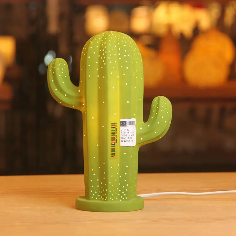 Fabriek Groothandel Slaapkamer Decoratie Baby Kinderen Cactus Nachtlampen Led Cactus Nachtlampje Voor Kinderen Geschenken