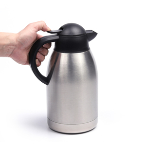 Custom 2000 ml חברת תעופה/מלון כפול קיר נירוסטה ואקום קפה סיר