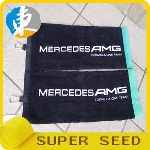 100% Cotton Velour Golf <b>Towel</b> Fiber Reactive Print with Hook Premium Golf Products - Product Image 2