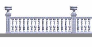 Vendita calda prefabbricati di cemento di plastica cemento decorativo balaustra stampi per la casa e villa decorazione 40 centimetri di Altezza - Product Image 6