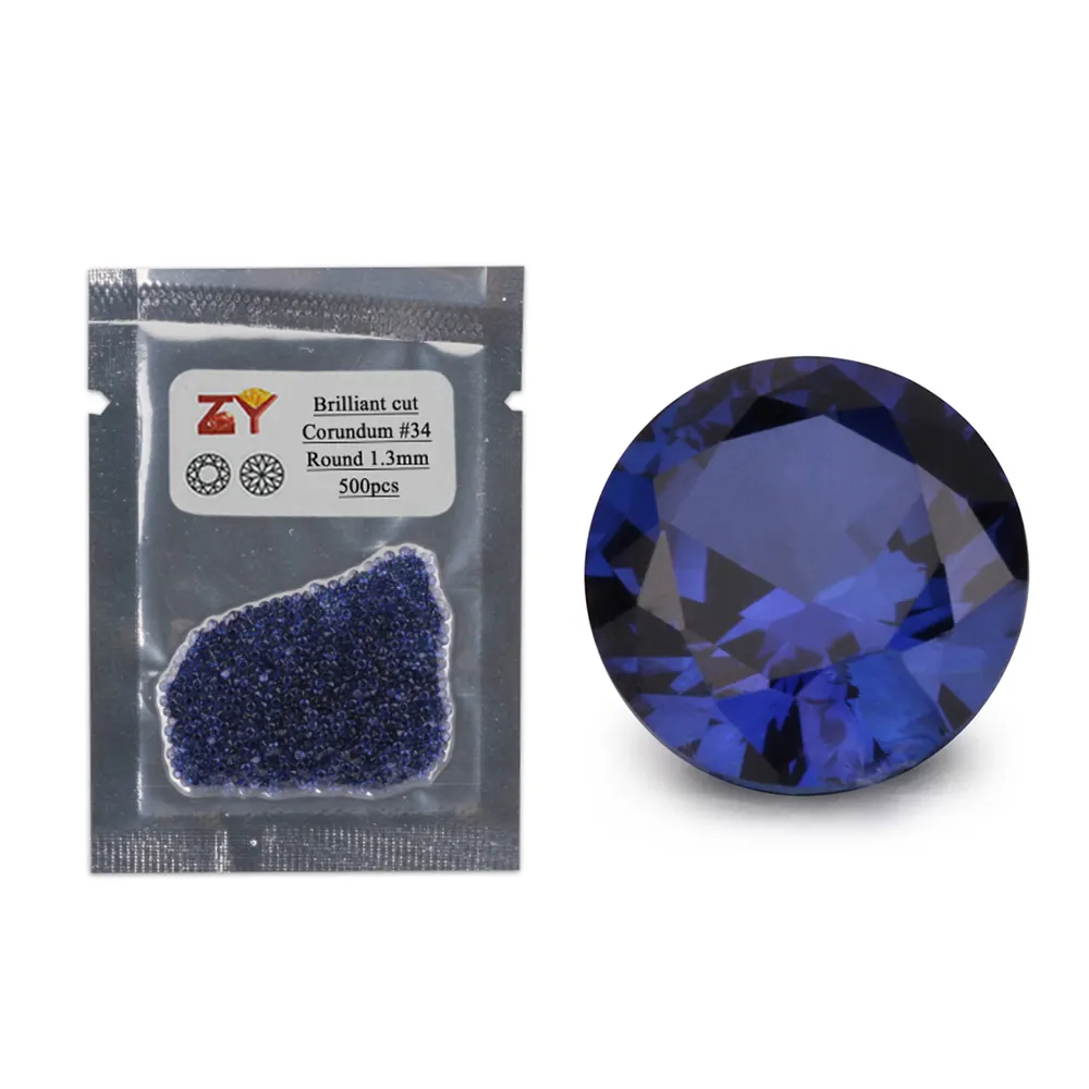 blue corundum/sapphire stone/burma ruby