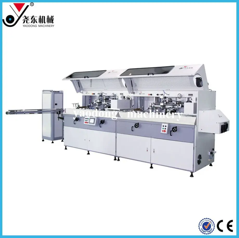 Precio de varios colores máquina de impresión serigráfica cilíndrica con el certificado del CE