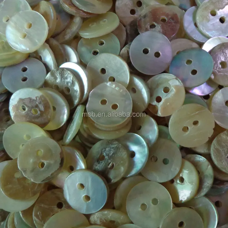 Botões de concha japonês, botões de camisa de designer