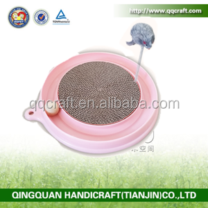 Aimigou Bergan Turbo Cát Scratcher Mèo Đồ Chơi (Màu Sắc Thay Đổi) - Product Image 1