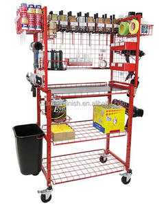 Cage de stockage de pièces mobiles étendues super lourdes pour chariot adhésif automobile SAR - Product Image 1