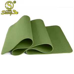 Matras Yoga Tpe Motif Tebal 0.6Cm, Matras Yoga Premium Ramah Lingkungan Bebas Kimia Oem Latihan Anak Baru