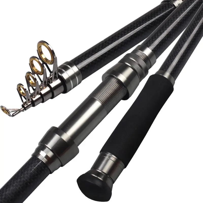 YOUME High Strength Sea Fishing Rod Toughness Carbon Fiber Spinning Telescopic Fishing Rods Carp Fishing Tackle