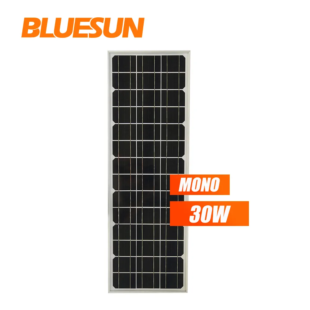 Bluesun הטוב ביותר באיכות monocrystalline 20w 18v 30w שמש פנל מדבקה עבור צעצועים קטנים